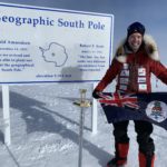 Guy Manning at the Geographic South Pole